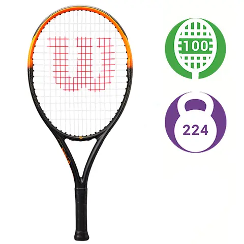 Детская теннисная ракетка Wilson Burn Spin 24"