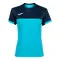 Женская футболка Joma MONTREAL W Black/Turquois