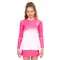 Футболка с длинным рукавом для девочек Bidi Badu Crew Gradiant Pink
