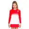 Футболка с длинным рукавом для девочек Bidi Badu Crew Gradiant Red