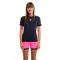 Женская футболка Hydrogen Piquet Tech Blue/Fuchsia