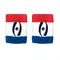 Напульсники Harrow Blue/Red/White/Navy
