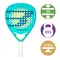 Ракетка для падел Bullpadel Flow Woman Turquoise/Neon Yellow (2025)