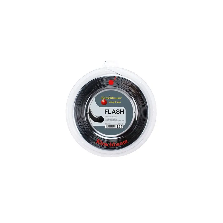Теннисная струна Kirschbaum Flash Black 1.25 200 метров