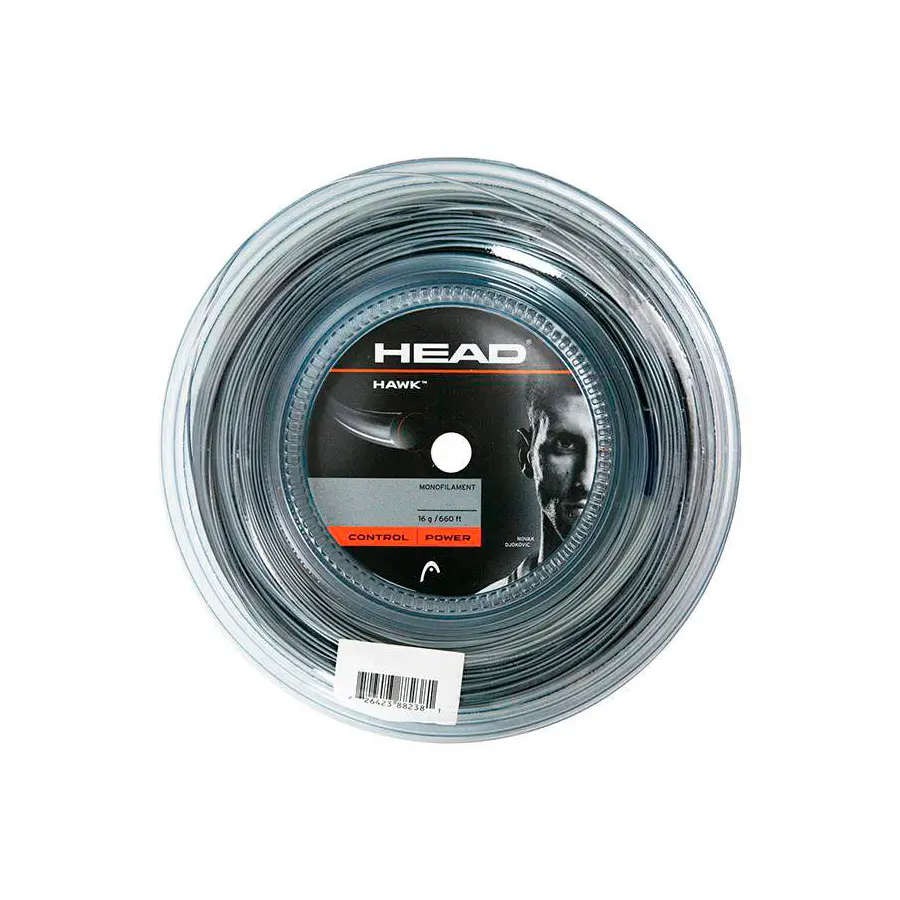 Теннисная струна Head Hawk Grey 1.20 200 метров