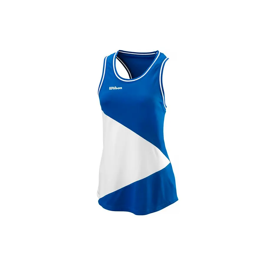 Топ теннисный женский Wilson Team II Blue White