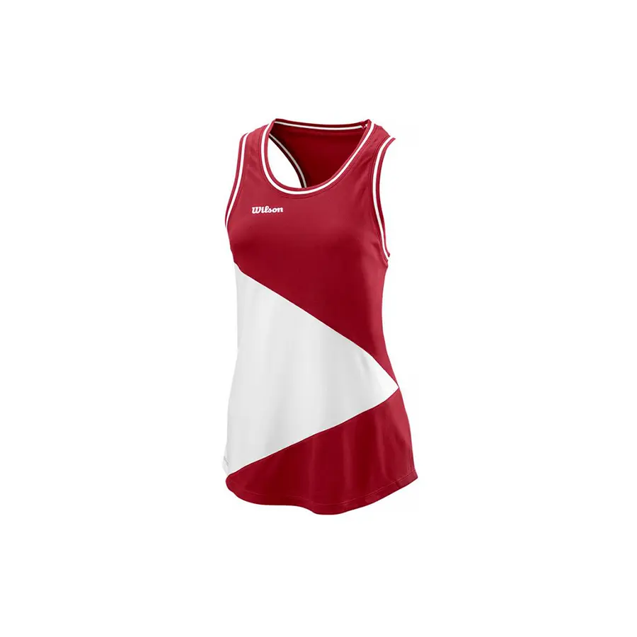 Топ теннисный женский Wilson Team II Red White