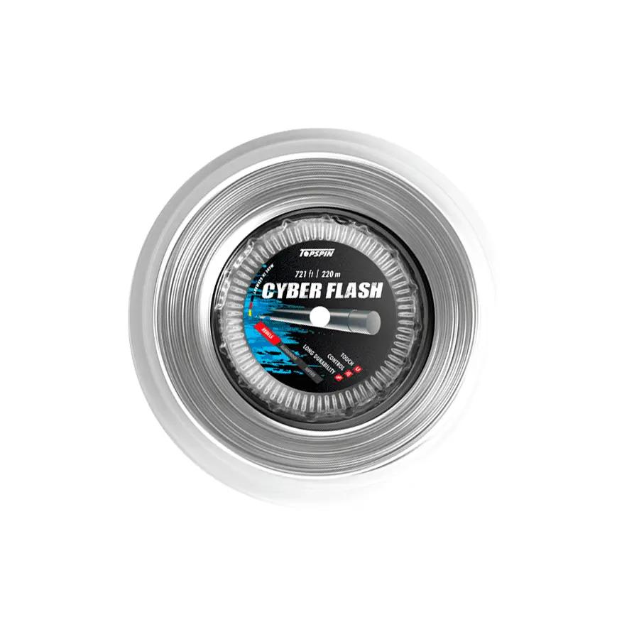 Теннисная струна Topspin Cyber Flash Grey 1.25 220 метров