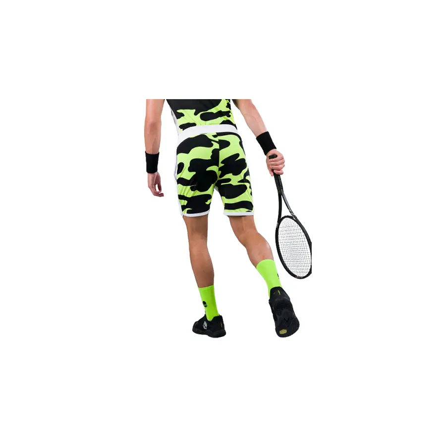 Теннисные шорты HYDROGEN Camo Tech White/Fluo Yellow