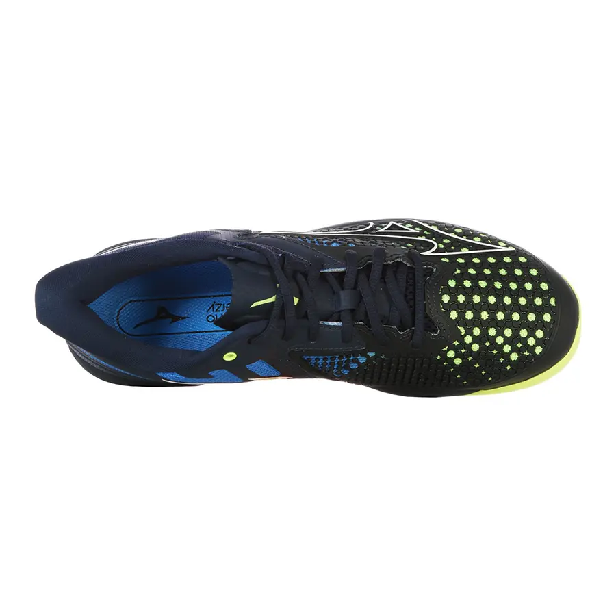 Теннисные кроссовки Mizuno Wave Exceed Tour 5 AC Black/Blue/Yellow