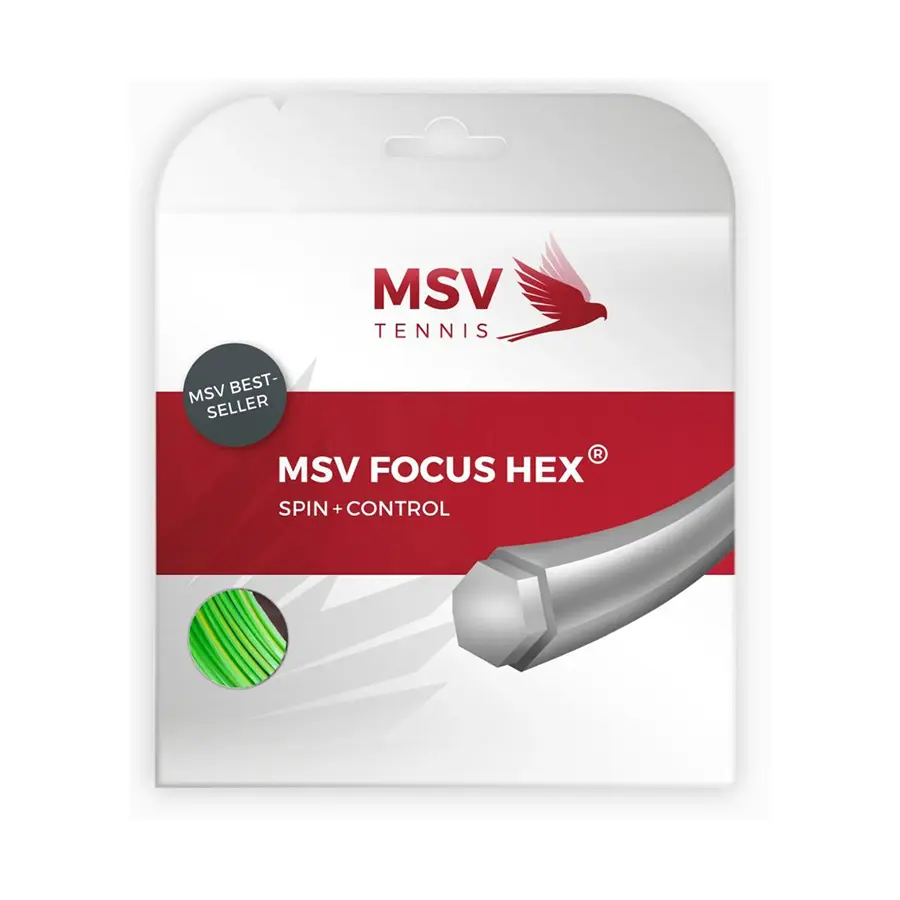Теннисная струна MSV Focus Hex Green 1.23 12 метров