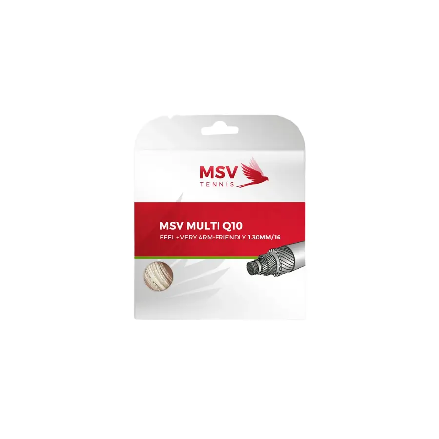 Теннисная струна MSV Multi Q10 White 1.30 12 метров