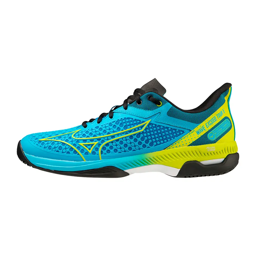 Теннисные кроссовки Mizuno Wave Exceed Tour 5 AC JetBlue/Bolt2(Neon)/Black