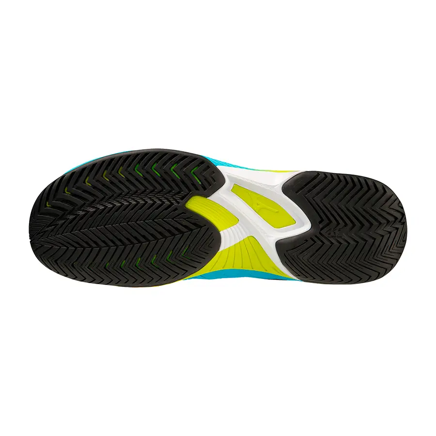 Теннисные кроссовки Mizuno Wave Exceed Tour 5 AC JetBlue/Bolt2(Neon)/Black