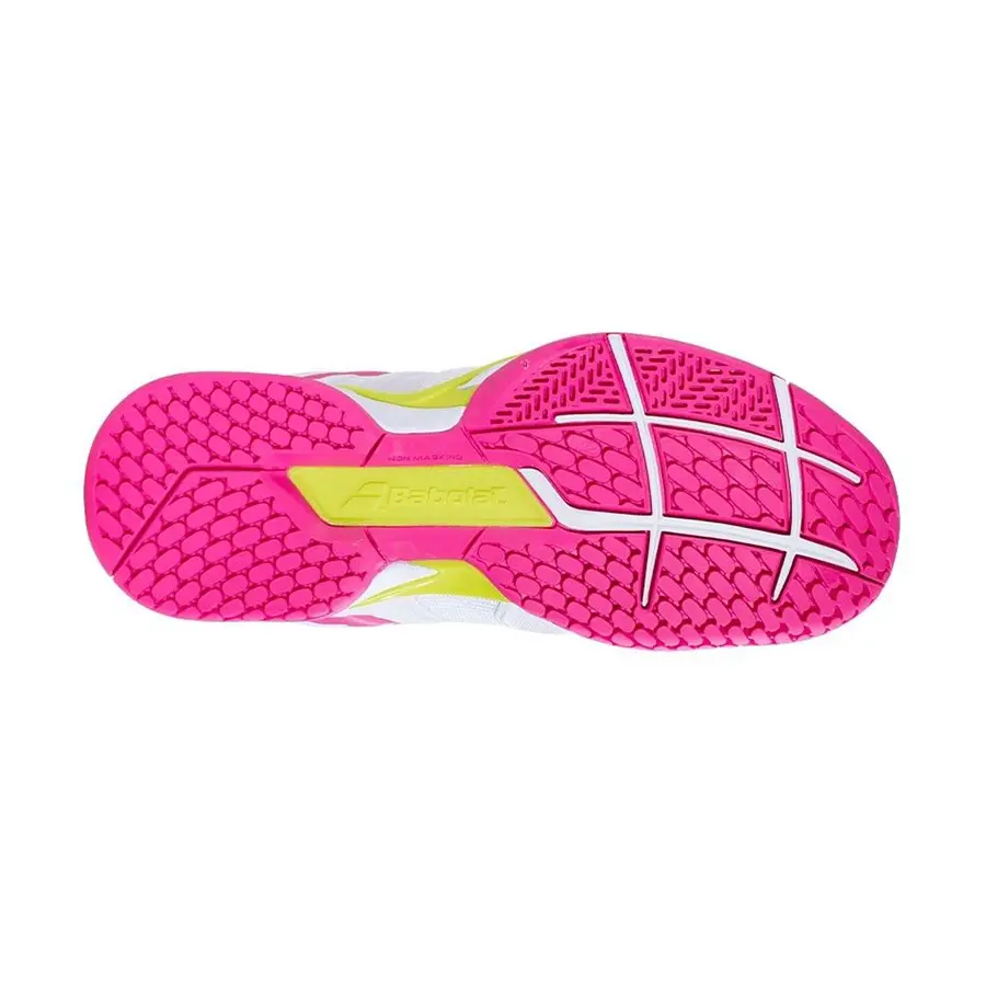 Теннисные кроссовки Babolat Propulse Blast All Court White/Pink/Yellow