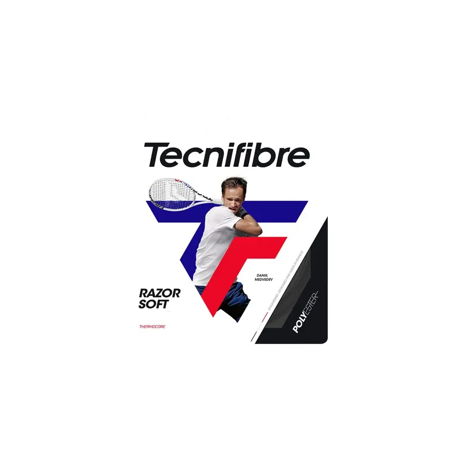 Теннисная струна Tecnifibre Razor Soft Carbon 1.25 12 метров