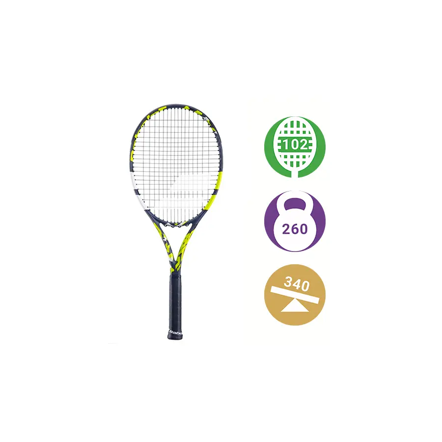 Теннисная ракетка Babolat Boost Aero Silver/Yellow/White