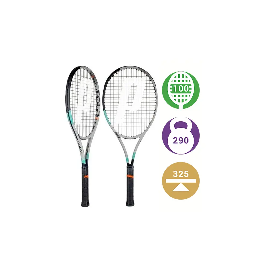 Теннисная ракетка Prince Tour 100 Grey 290 грамм