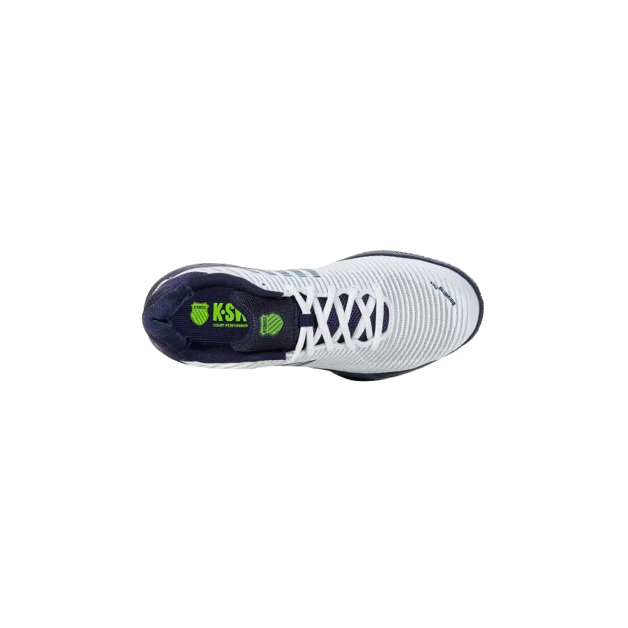 Теннисные кроссовки K-Swiss Hypercourt Express 2 White/Peacot/Silver