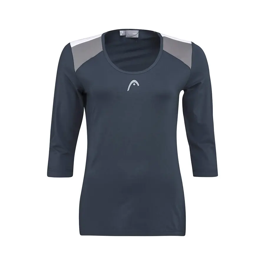 Женская футболка Head Club 22 Tech 3/4 Navy