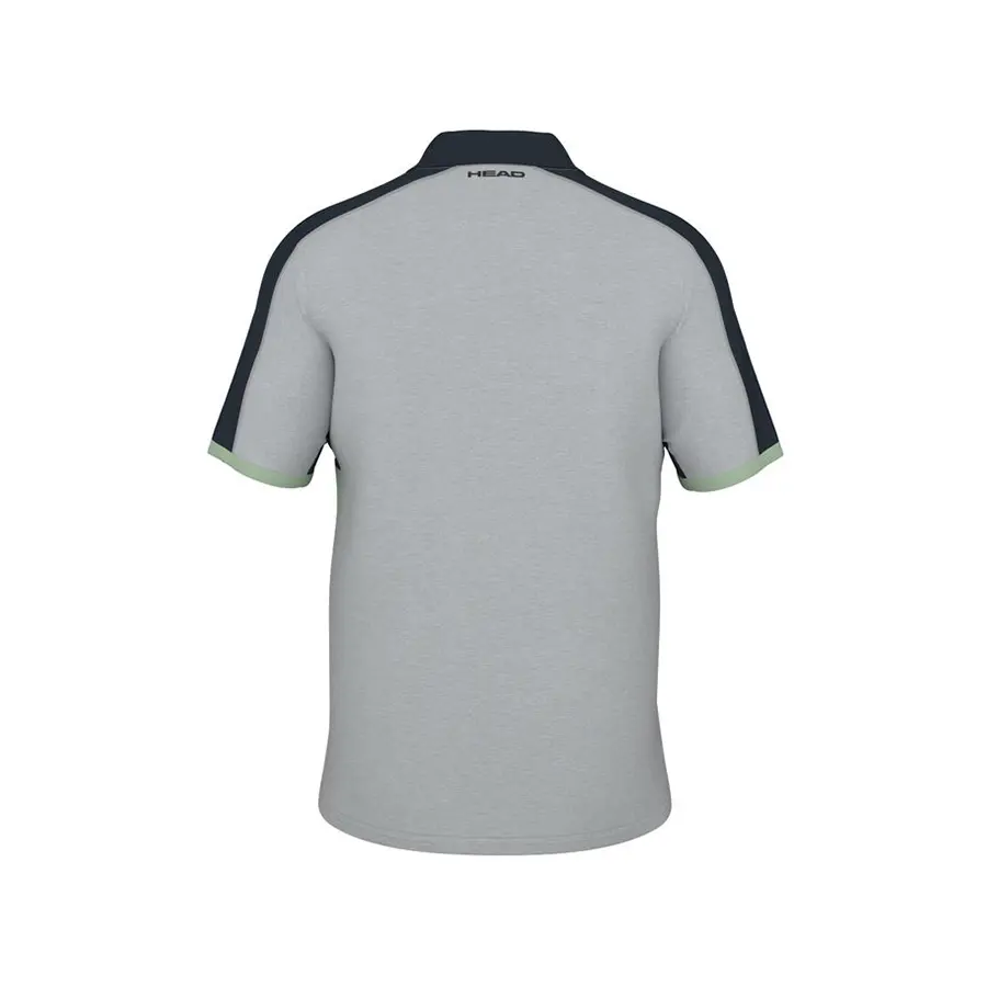 Поло Head Play Tech Grey/Celery Green