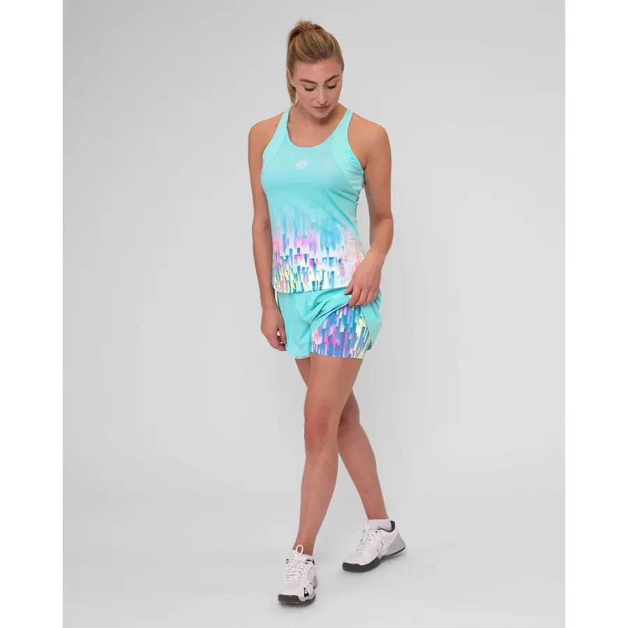 Женские шорты с подшортиками Bidi Badu Melbourne 2024 Turquoise/Mix