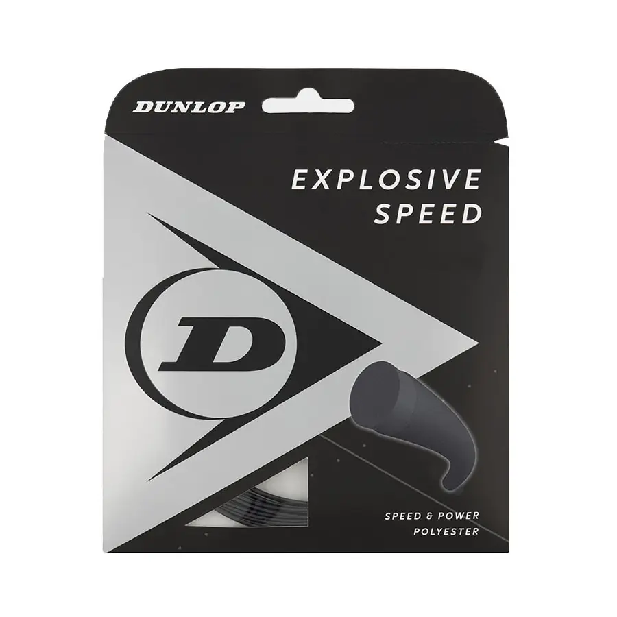 Теннисная струна Dunlop Explosive Speed Black 1.25 12 метров