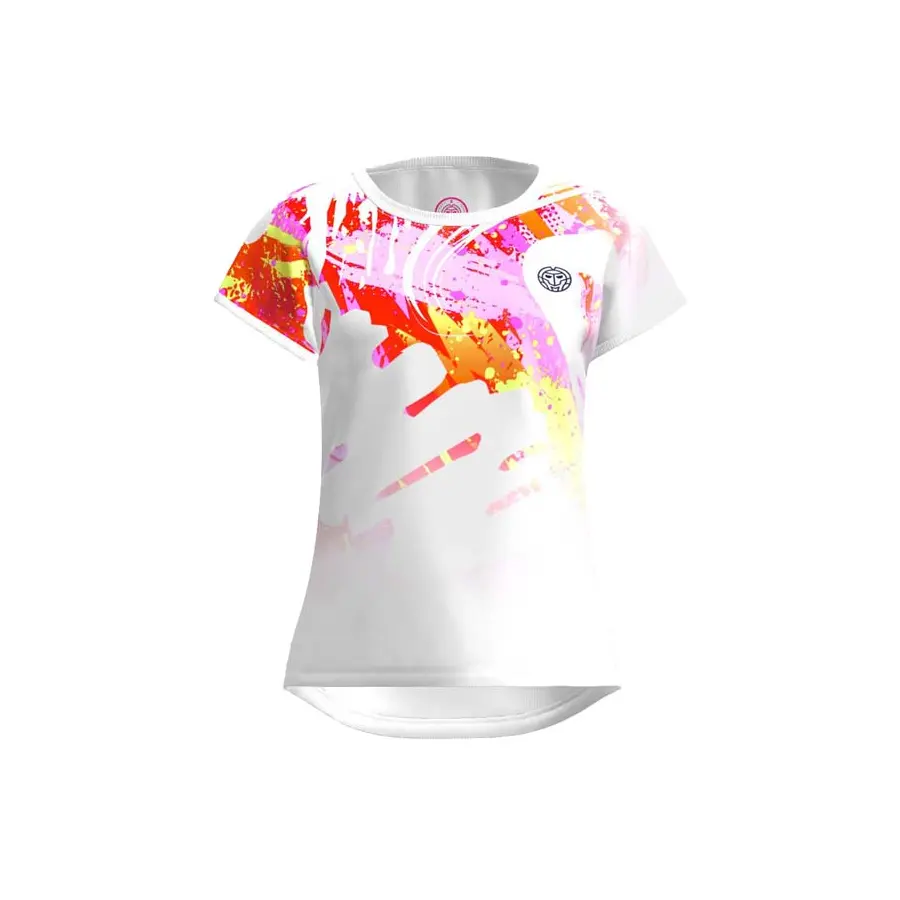 Футболка для девочек Bidi Badu Wild Arts White/Mix