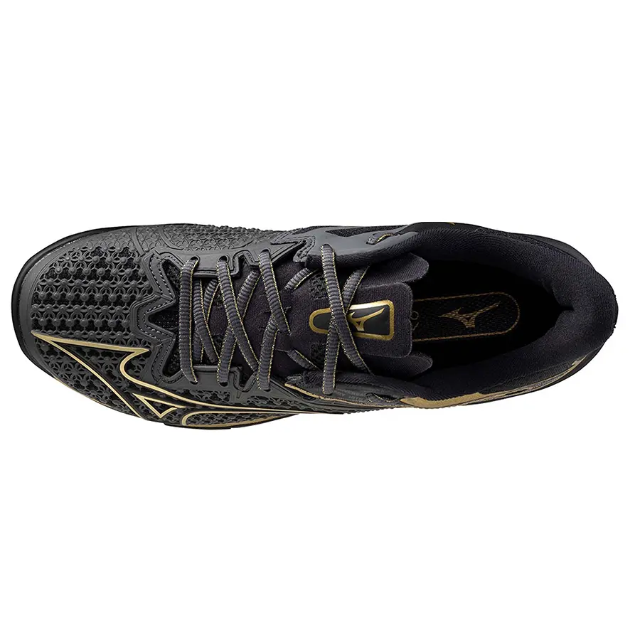 Теннисные кроссовки Mizuno Wave Exceed Tour 6 CC 10TH Black/Iron Gate Gold