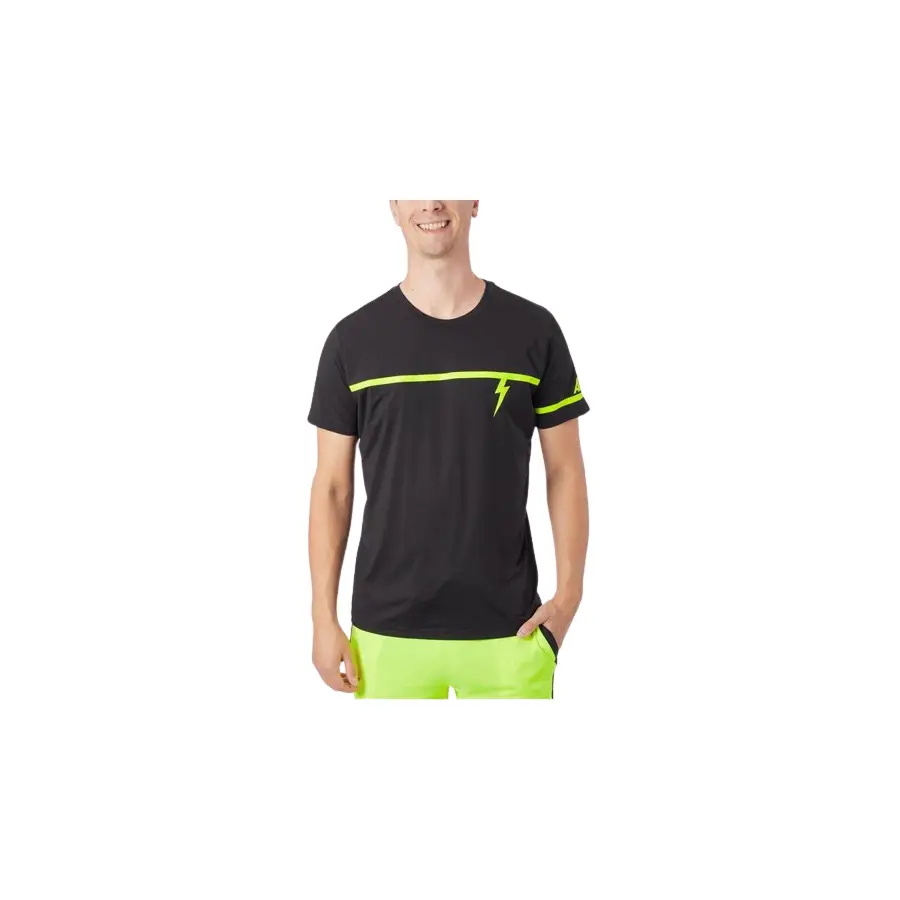 Футболка ABOUT Tech RUN Black/Fluorescent Yellow