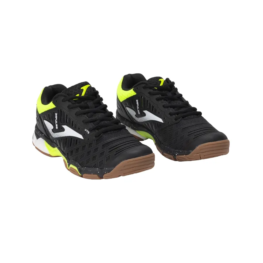 Кроссовки для сквоша Joma V.IMPULSE 2401 Black/Lemon Fluor