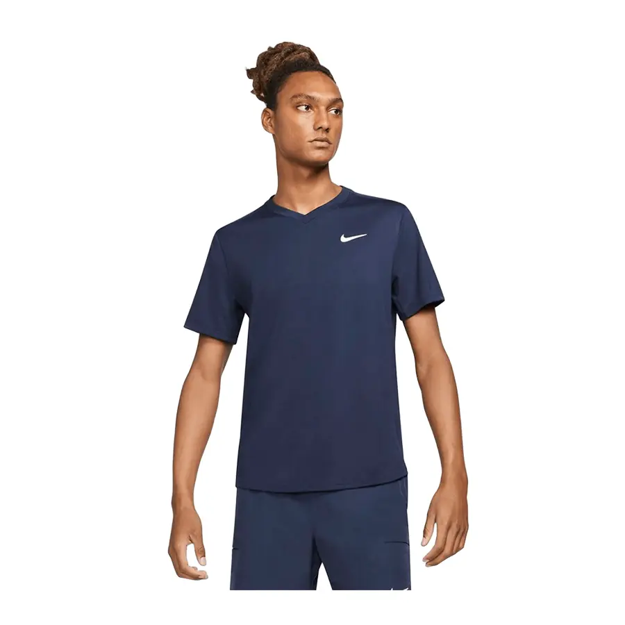 Футболка Nike Court Dri-Fit Victory Crew Obsidian/White