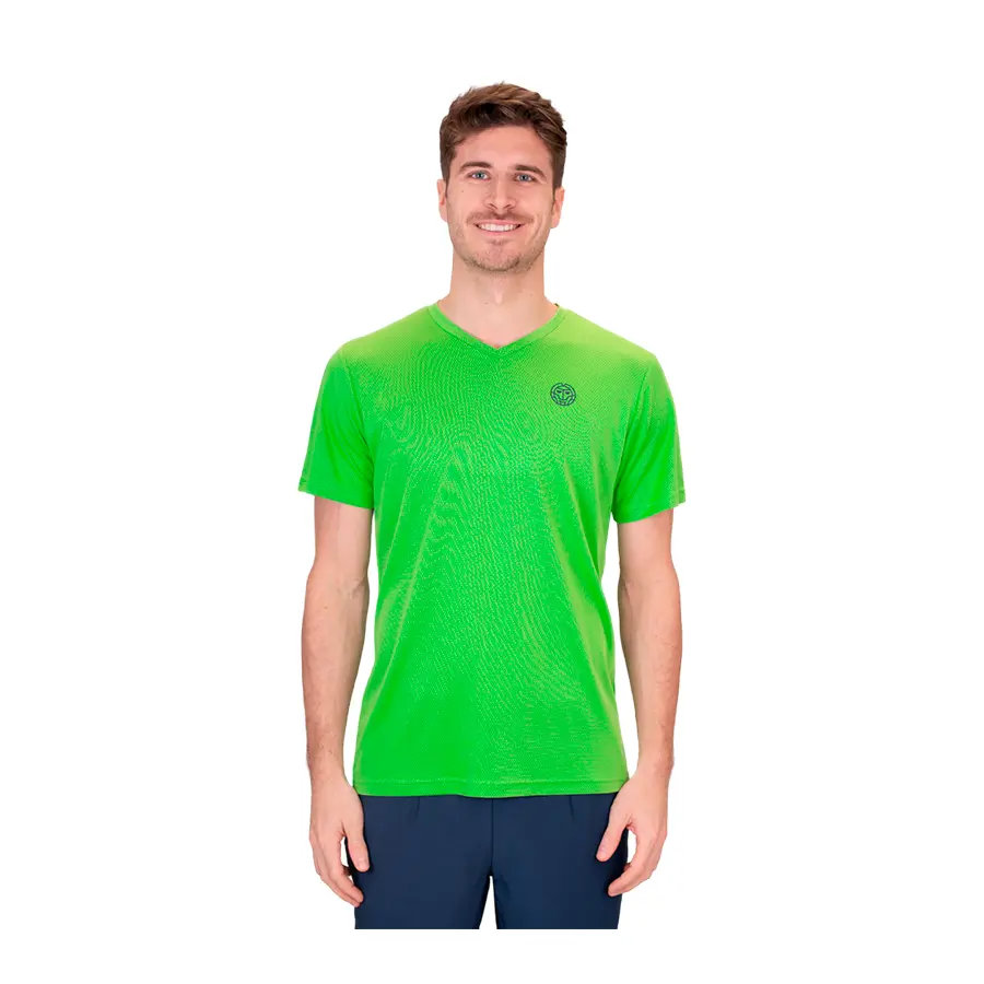 Футболка Bidi Badu Crew Inside Out V-Neck Neon Green/Dark Blue