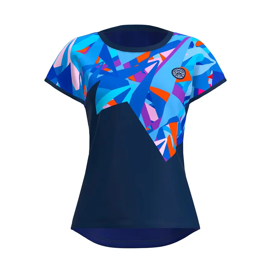 Футболка с рукавом женская Bidi Badu Spike Dark Blue/Blue