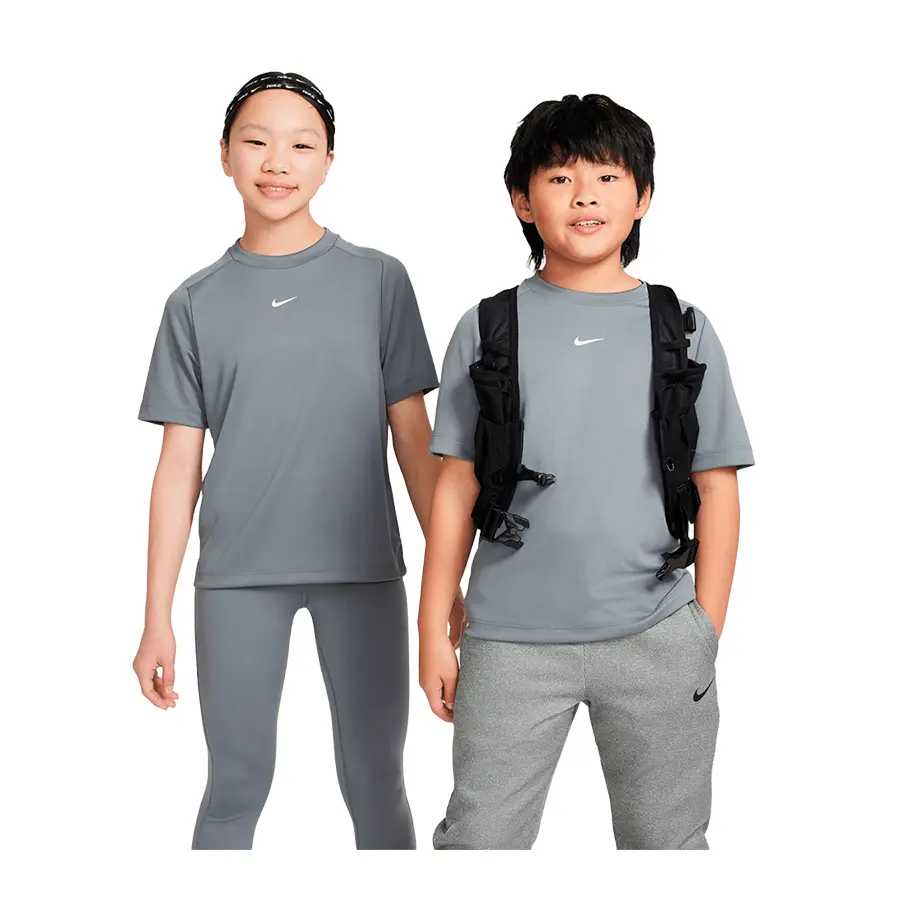 Юниорская футболка Nike Dri-FIT Multi Training Gray