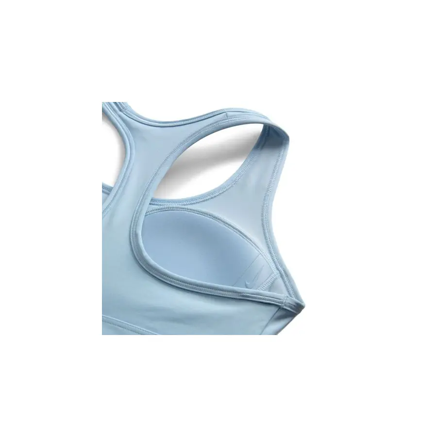 Топ Nike Dri-FIT Swoosh Medium Support Light Blue