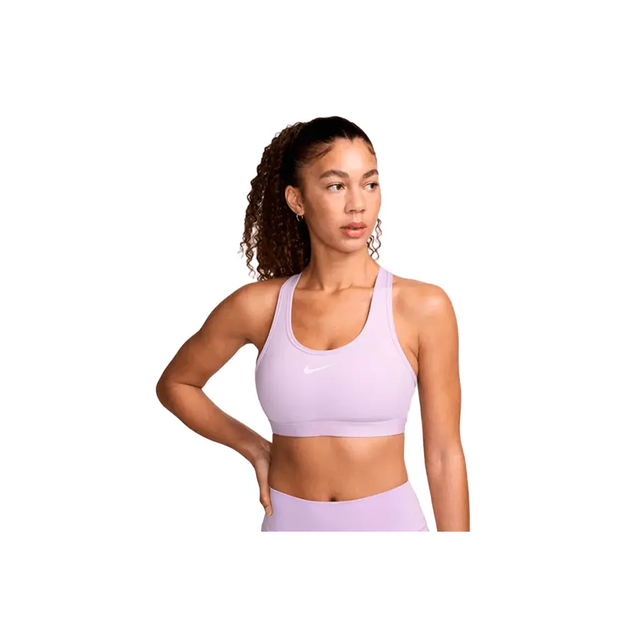 Топ Nike Dri-FIT Swoosh Medium Support Violet