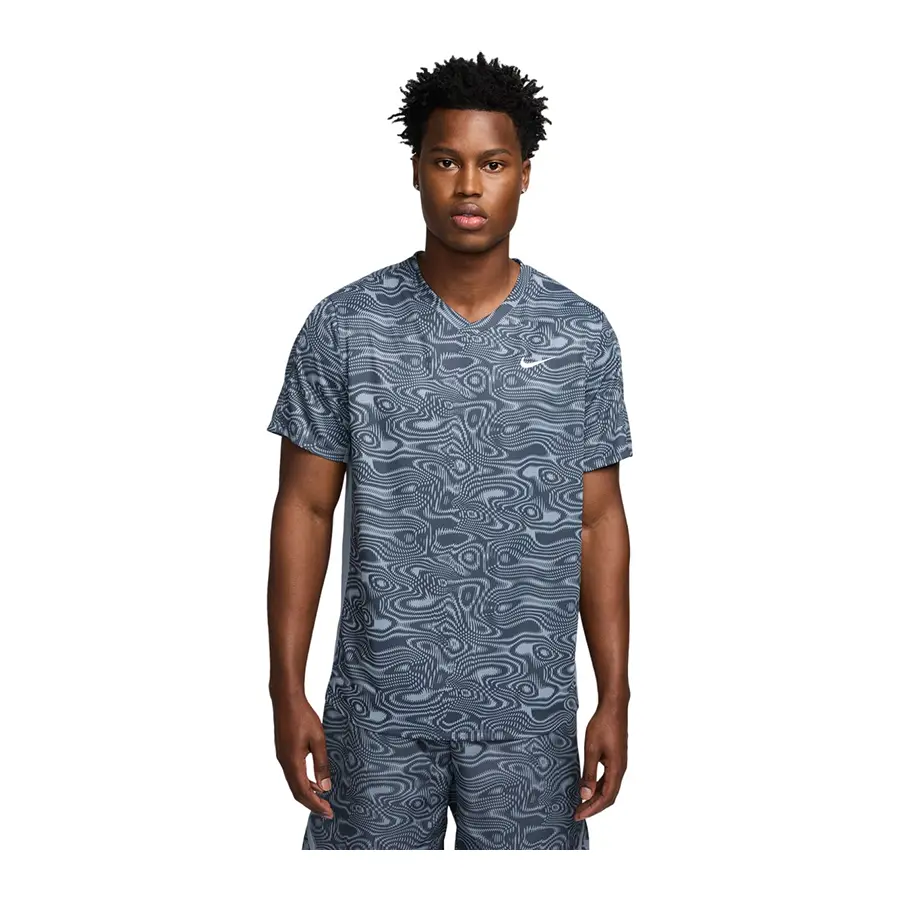 Футболка Nike Court Victory Novelty Printed Ashen Slate/Thunder Blue/White