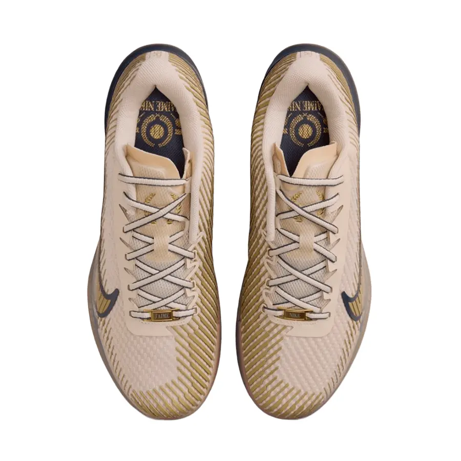 Теннисные кроссовки Nike Zoom Vapor 11 Premium Sanddrift/Metallic Gold/Thunder Blue