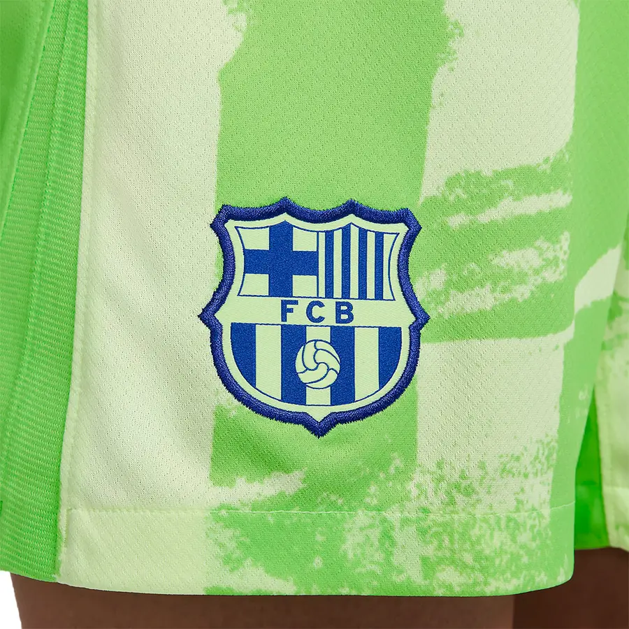 Шорты Nike F.C. Barcelona 2024/25 Stadium Third Barely Volt/Lime Blast/Old Royal