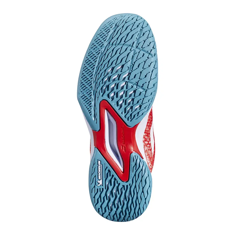 Детские теннисные кроссовки Babolat Jet Mach 3 All Court Fiesta Red
