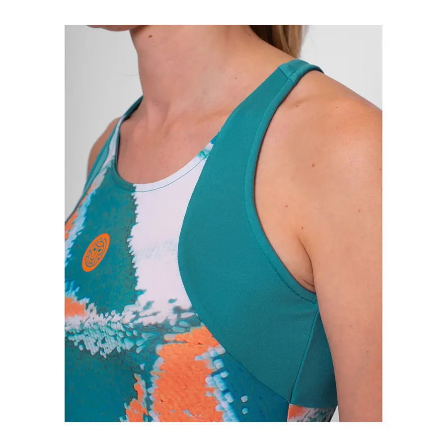 Женская майка Bidi Badu Melbourne 2025 Orange/Turquoise