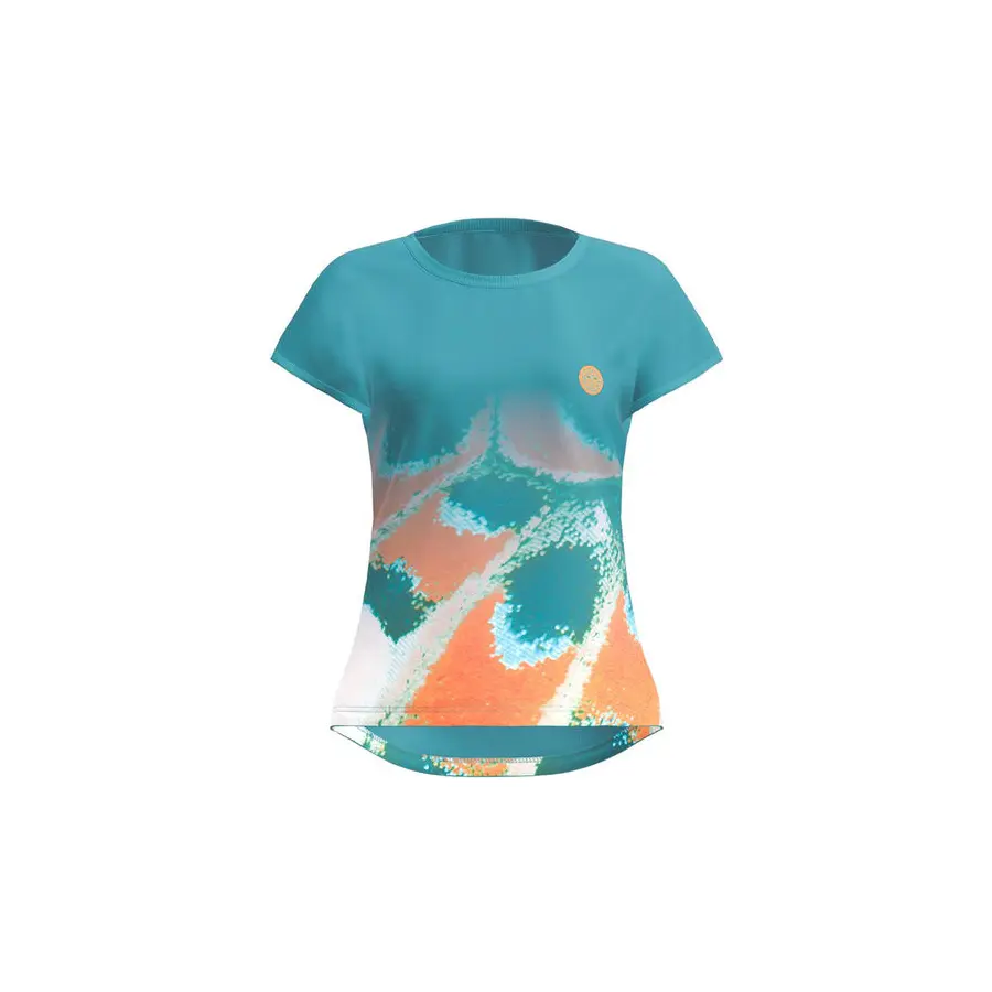 Футболка для девочек Bidi Badu Melbourne 2025 Orange/Turquoise