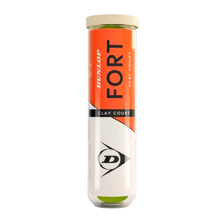 Теннисные мячи Dunlop Fort Clay Court 72 мяча (Пластиковая банка) (18 x 4)