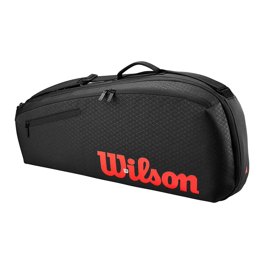 Сумка Wilson Clash V3 Super Tour 3PK Black/Infrared