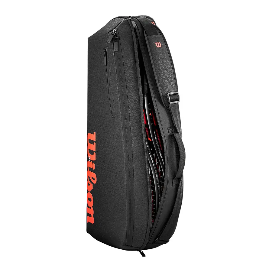 Сумка Wilson Clash V3 Super Tour 3PK Black/Infrared