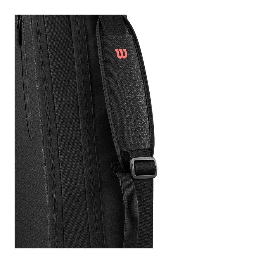 Сумка Wilson Clash V3 Super Tour 3PK Black/Infrared