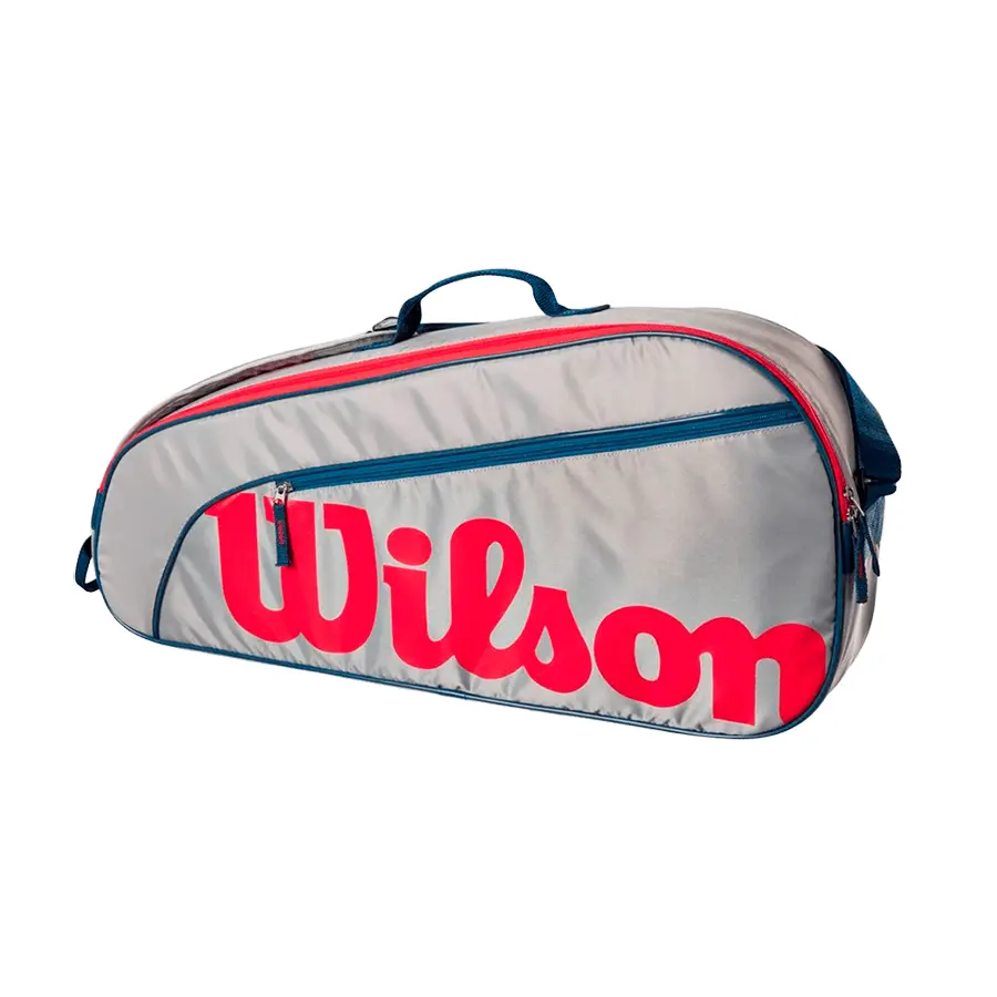 Юниорская теннисная сумка Wilson Junior 3 Grey/Red