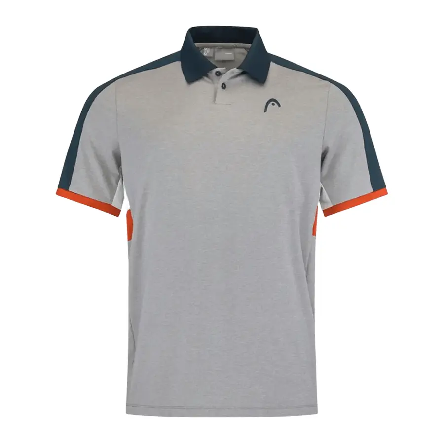 Поло Head Padel Tech Grey/Orange