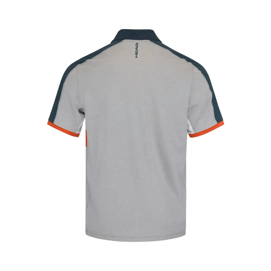 Поло Head Padel Tech Grey/Orange